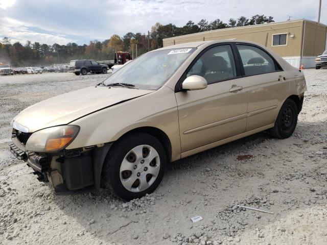 KNAFE221695655709 - 2009 KIA SPECTRA EX BEIGE photo 1