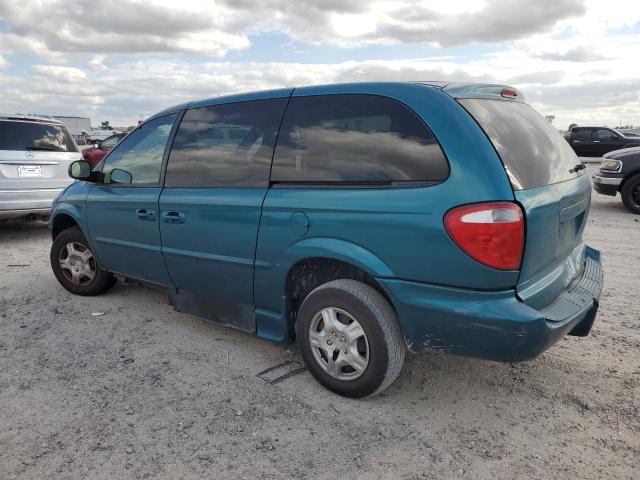 1B4GP44362B667021 - 2002 DODGE GRAND CARA SPORT TEAL photo 2