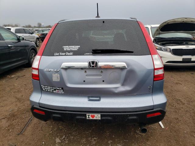 5J6RE48738L017526 - 2008 HONDA CR-V EXL BLUE photo 6