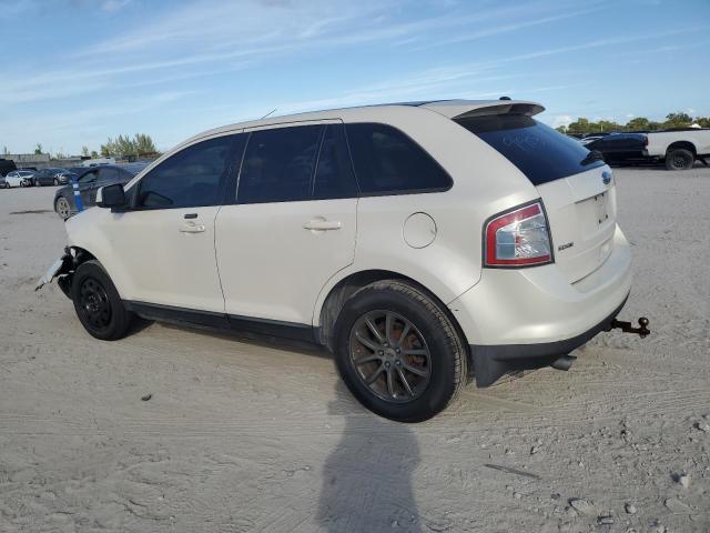 2FMDK48C68BB27312 - 2008 FORD EDGE SEL WHITE photo 2