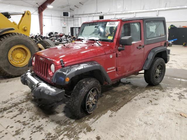 1C4AJWAG9CL282528 - 2012 JEEP WRANGLER SPORT BURGUNDY photo 1