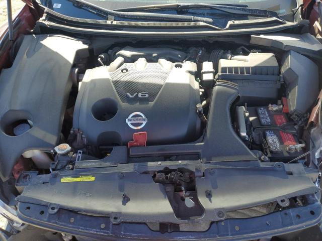 1N4AA5AP2CC822608 - 2012 NISSAN MAXIMA S BURGUNDY photo 11