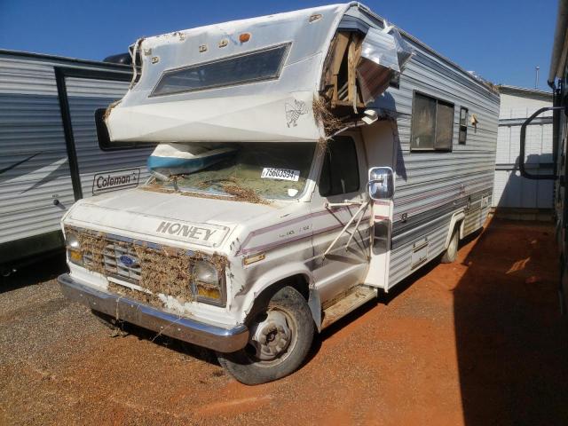 1988 FORD ECONOLINE E350 CUTAWAY VAN, 