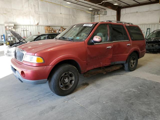 5LMFU28A5YLJ29748 - 2000 LINCOLN NAVIGATOR RED photo 1