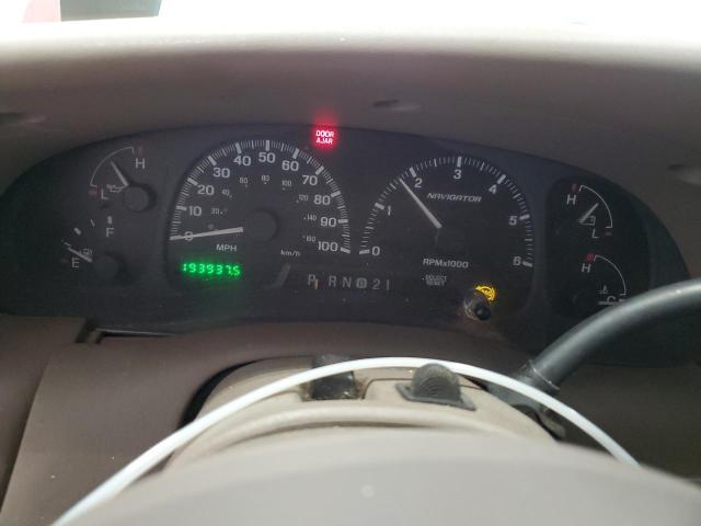 5LMFU28A5YLJ29748 - 2000 LINCOLN NAVIGATOR წითელი ფოტო 9