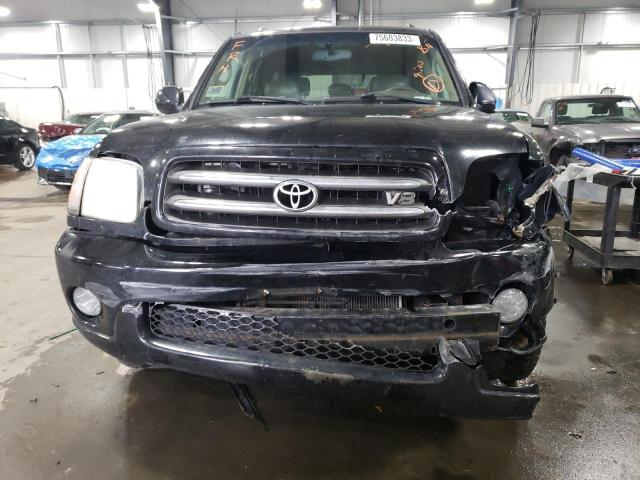 5TDBT48A83S204941 - 2003 TOYOTA SEQUOIA LIMITED BLACK photo 5