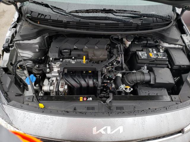 3KPA24AD0PE602180 - 2023 KIA RIO LX GRAY photo 11