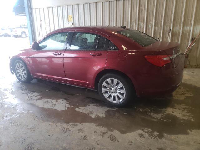 1C3CCBAB4EN122519 - 2014 CHRYSLER 200 LX RED photo 2