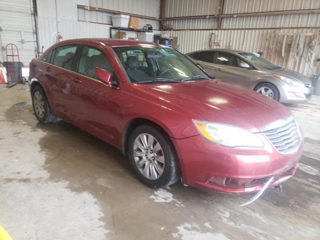 1C3CCBAB4EN122519 - 2014 CHRYSLER 200 LX RED photo 4