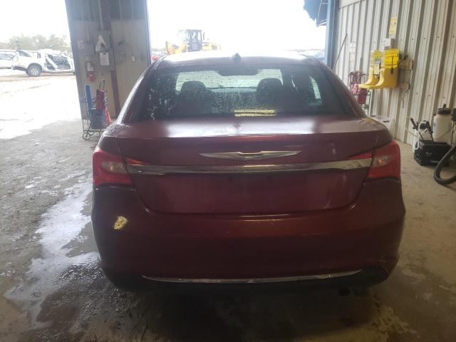 1C3CCBAB4EN122519 - 2014 CHRYSLER 200 LX RED photo 6