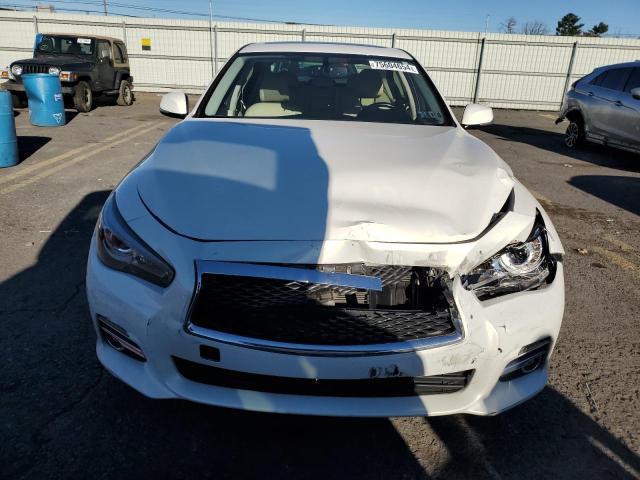 JN1BV7AR4FM397040 - 2015 INFINITI Q50 BASE WHITE photo 5