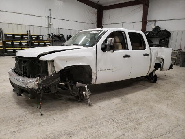 2GCEC13J971509638 - 2007 CHEVROLET SILVERADO C1500 CREW CAB WHITE photo 1