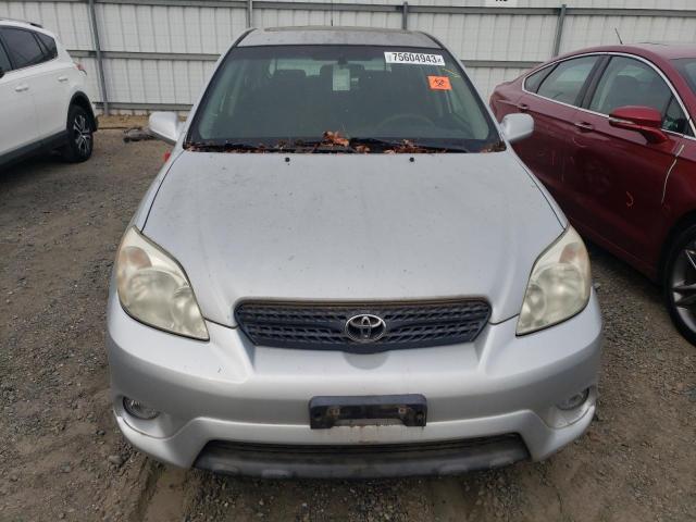 2T1KR32EX7C654819 - 2007 TOYOTA COROLLA MA XR SILVER photo 5