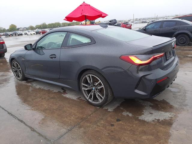 WBA13AR00MCF94162 - 2021 BMW M440XI CHARCOAL photo 2
