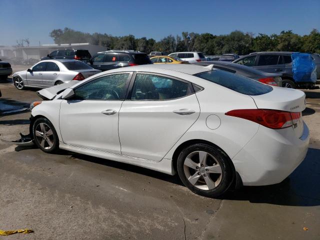 5NPDH4AE8DH301328 - 2013 HYUNDAI ELANTRA GLS WHITE photo 2