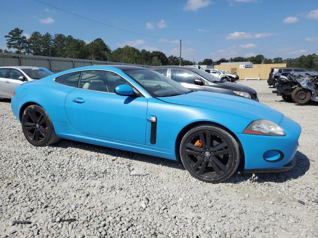 SAJWA43B575B10605 - 2007 JAGUAR XK BLUE photo 4