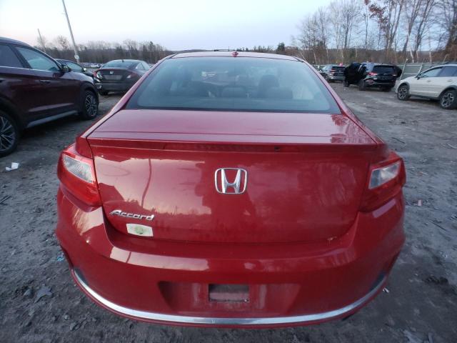 1HGCT1B84FA000844 - 2015 HONDA ACCORD EXL RED photo 6