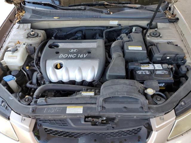 KMHEU46C86A141335 - 2006 HYUNDAI SONATA GLS TAN photo 11