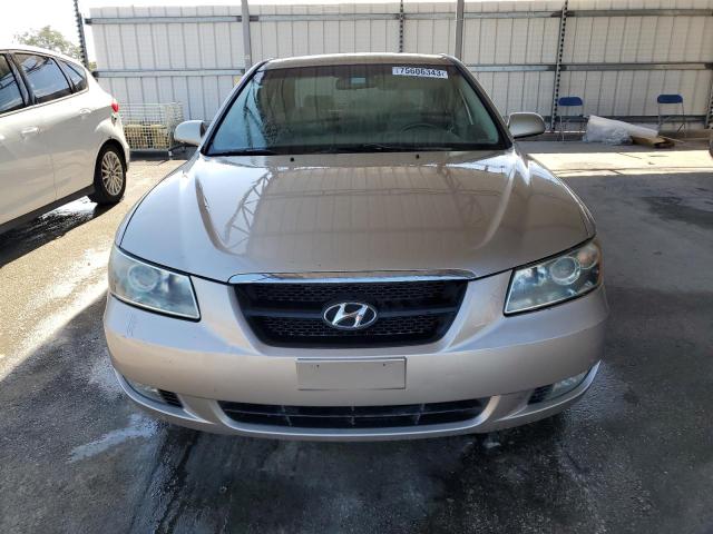 KMHEU46C86A141335 - 2006 HYUNDAI SONATA GLS TAN photo 5