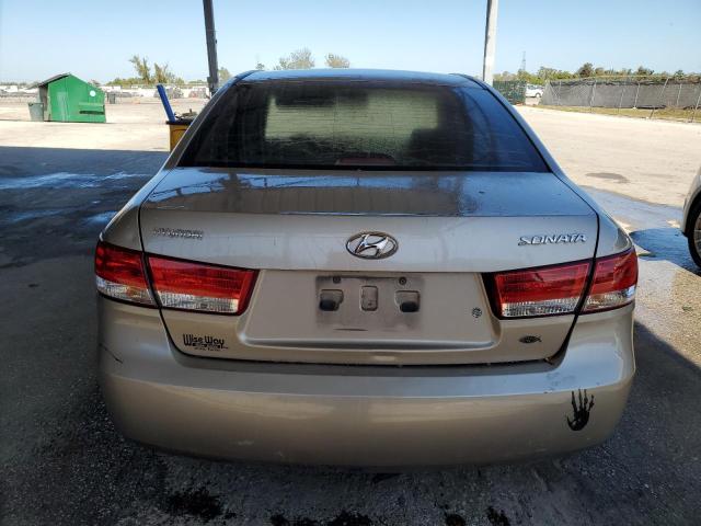 KMHEU46C86A141335 - 2006 HYUNDAI SONATA GLS TAN photo 6