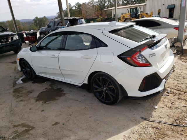 SHHFK7H92KU217505 - 2019 HONDA CIVIC SPORT TOURING WHITE photo 2