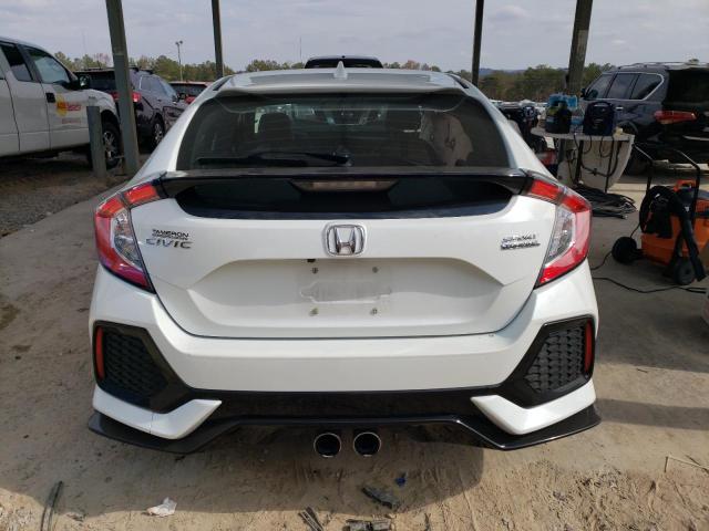 SHHFK7H92KU217505 - 2019 HONDA CIVIC SPORT TOURING WHITE photo 6