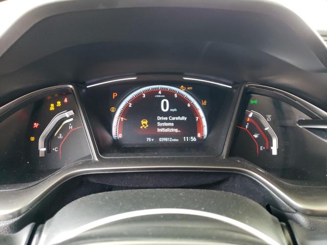 SHHFK7H92KU217505 - 2019 HONDA CIVIC SPORT TOURING WHITE photo 9