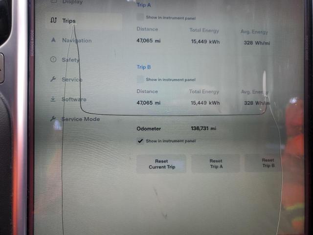 5YJSA1S18EFP55200 - 2014 TESLA MODEL S Սև լուսանկար 9