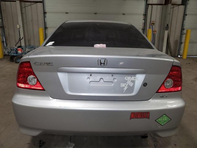 1HGEM22945L022219 - 2005 HONDA CIVIC EX SILVER photo 6