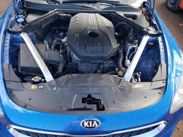 KNAE15LA9K6047769 - 2019 KIA STINGER BLUE photo 11