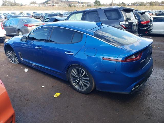 KNAE15LA9K6047769 - 2019 KIA STINGER BLUE photo 2