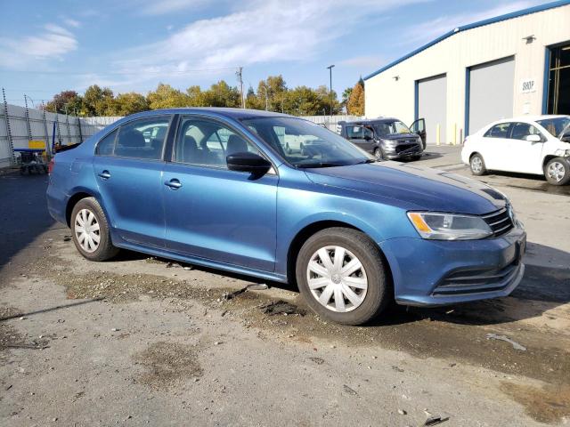 3VW267AJ3GM393939 - 2016 VOLKSWAGEN JETTA S BLUE photo 4