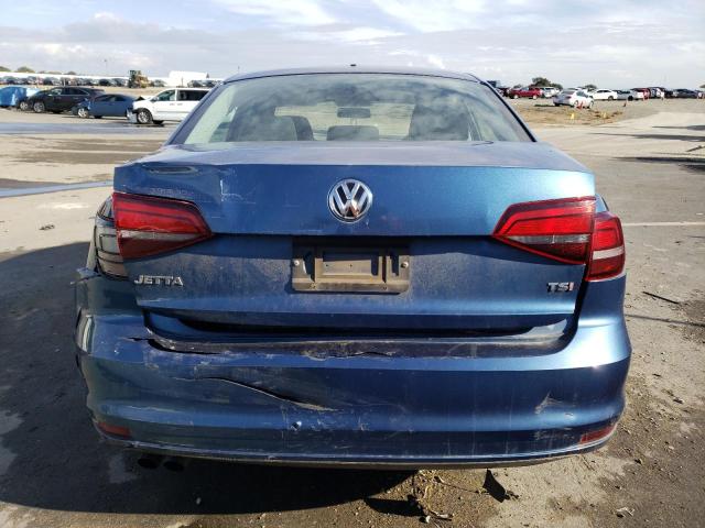 3VW267AJ3GM393939 - 2016 VOLKSWAGEN JETTA S BLUE photo 6