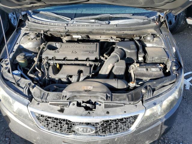 KNAFU4A23D5691150 - 2013 KIA FORTE EX GRAY photo 11