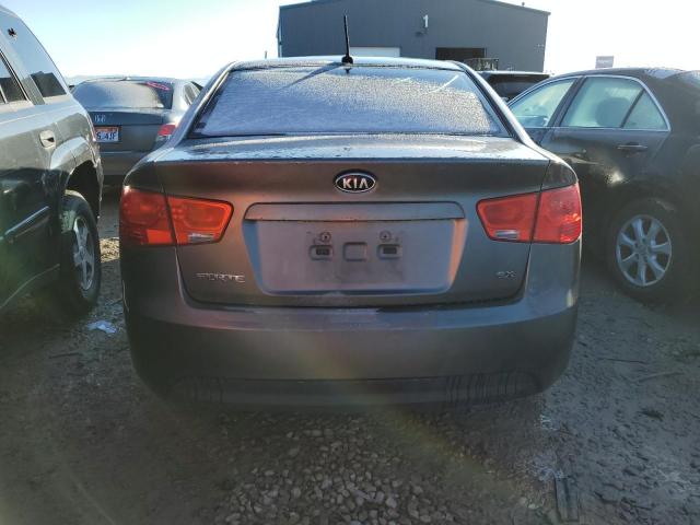 KNAFU4A23D5691150 - 2013 KIA FORTE EX GRAY photo 6