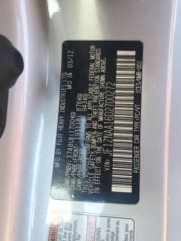 JF1ZNAA16D2700272 - 2013 TOYOTA SCION FR-S 银色 照片 12