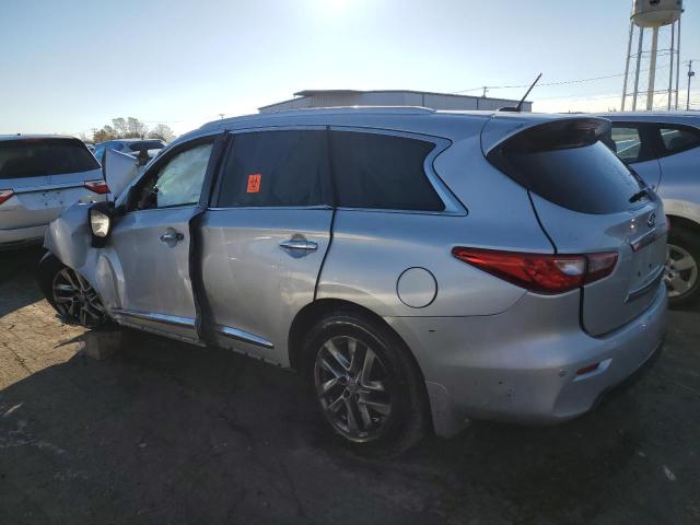 5N1AL0MM0DC314496 - 2013 INFINITI JX35 SILVER photo 2