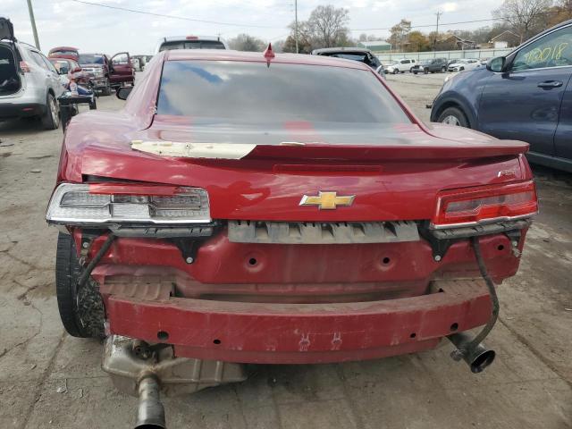 2G1FF1E35F9224616 - 2015 CHEVROLET CAMARO LT RED photo 6