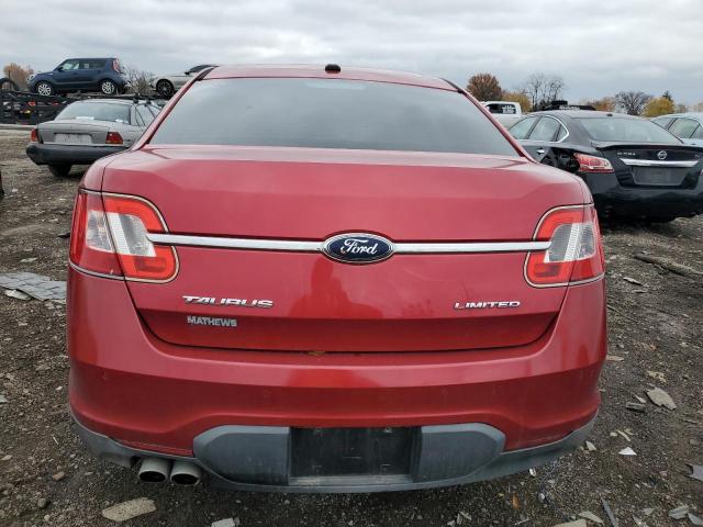 1FAHP2FW5AG113365 - 2010 FORD TAURUS LIMITED RED photo 6