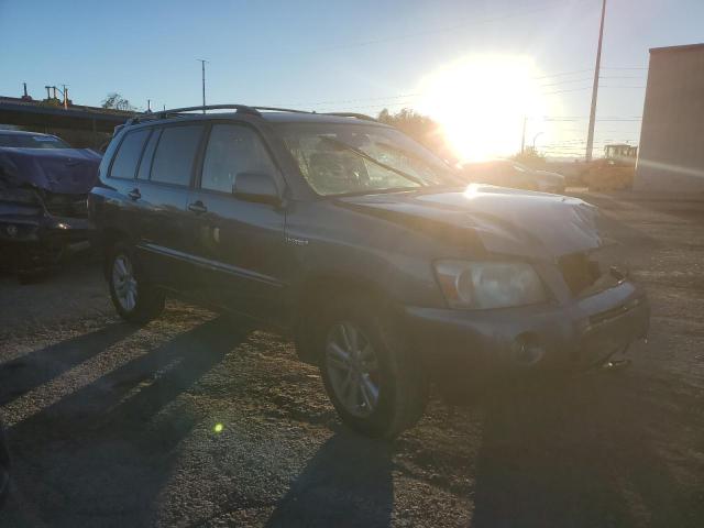 JTEHW21A170043885 - 2007 TOYOTA HIGHLANDER HYBRID BLUE photo 4