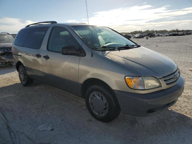 4T3ZF19C72U503631 - 2002 TOYOTA SIENNA CE BEIGE photo 4