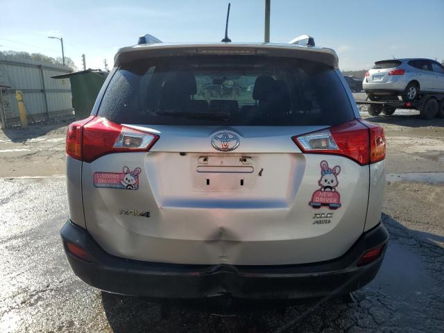 2T3RFREV3FW242199 - 2015 TOYOTA RAV4 XLE SILVER photo 6