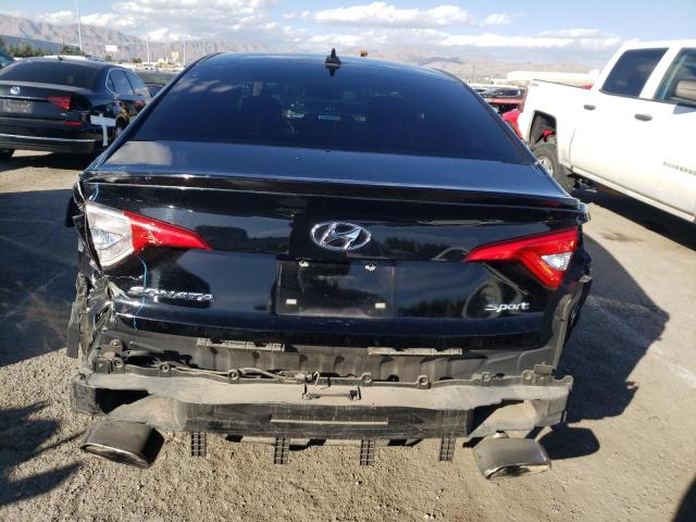 5NPE34AF3HH572525 - 2017 HYUNDAI SONATA SPORT BLACK photo 6