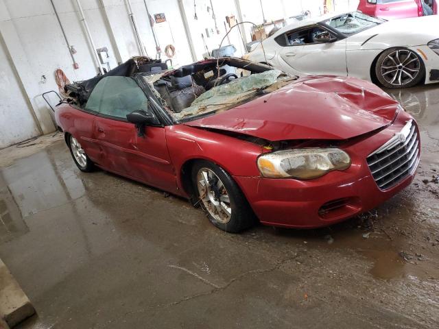 1C3EL75R46N131705 - 2006 CHRYSLER SEBRING GTC RED photo 4