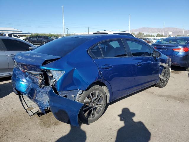 19XFB2F82EE041435 - 2014 HONDA CIVIC EX BLUE photo 3