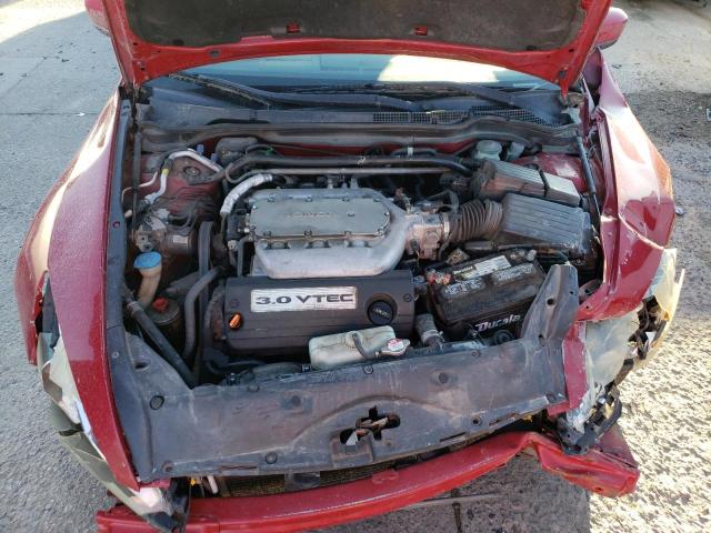 1HGCM81774A001210 - 2004 HONDA ACCORD EX RED photo 11