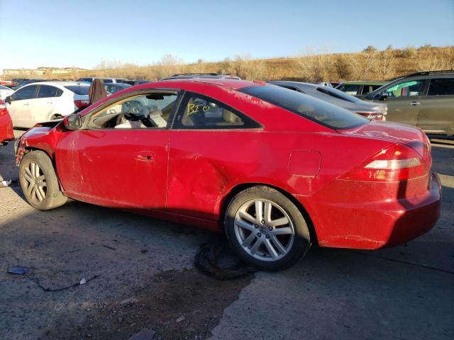 1HGCM81774A001210 - 2004 HONDA ACCORD EX RED photo 2