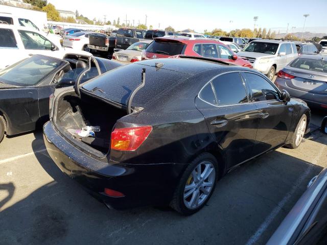 JTHBK262862004171 - 2006 LEXUS IS 250 BLACK photo 3