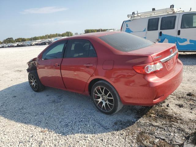 2T1BU4EE8BC561399 - 2011 TOYOTA COROLLA BASE RED photo 2