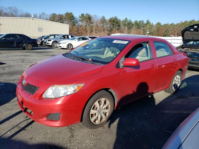 JTDBL40EX9J052424 - 2009 TOYOTA COROLLA BASE RED photo 1